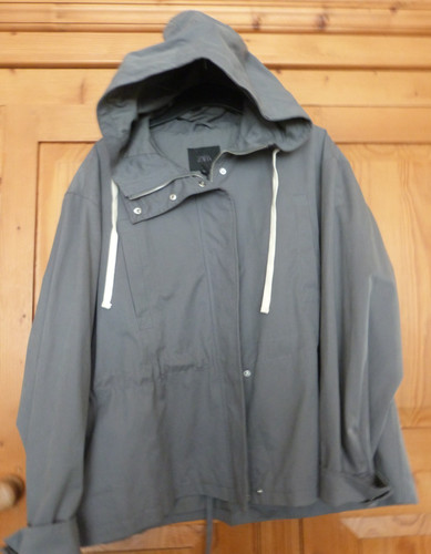 Ladies grey zara parka style - grey,