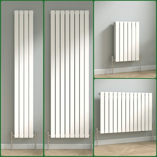 Designer flat panel radiator - panel,