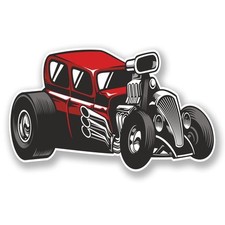 2 x Hot Rod Classic Car Vinyl
