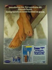 1986 Dr. Scholl's Smooth Touch Pedicure Kit Ad