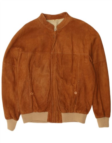 Vintage mens suede bomber - mens,