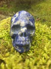 Lapis Crystal Skull 104g With
