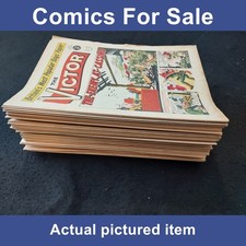Victor comics job lot - 54 issues between #294 to #924 -1966 to 1978 (LOT#13975)