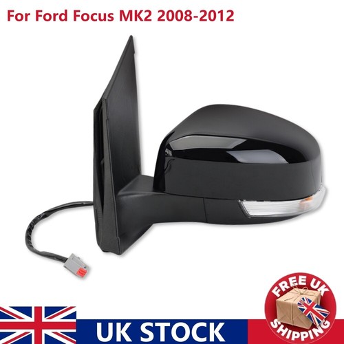 Left gloss black wing mirror - gloss,