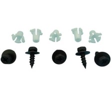 FITSMART CAR BODY EXTERIOR PANEL & BUMPER FASTEN EXPANDING NUT & BOLT TRIM CLIP