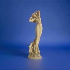 Alabster 45cm tall Aphrodite Venus Goddess Nude Female Sculpture Statue