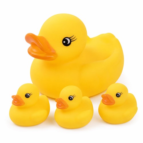 4pcs rubber ducks large - rubber, ducks,