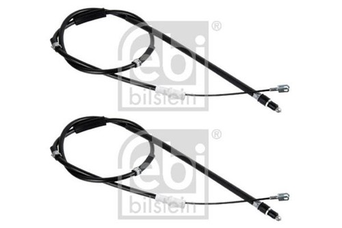 Pair handbrake cable rear - 2x,