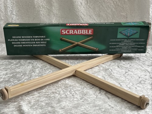 Scrabble deluxe wooden - scrabble,