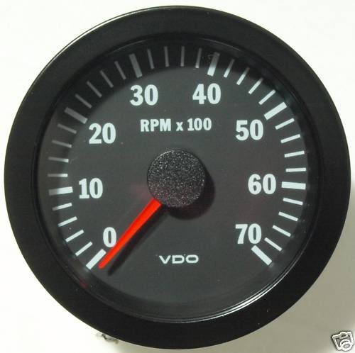 Vdo cockpit vision tachometer - cockpit,