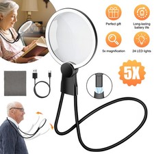 5X Hands Free Magnifying Glass