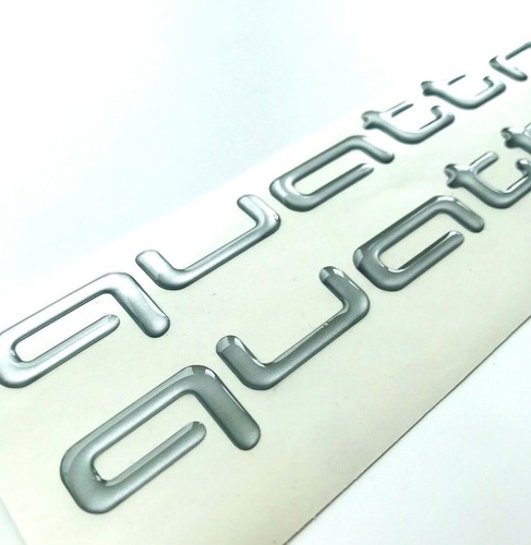 Quattro logo front rear - front/rear, badge