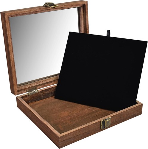 Medal display case wooden - case,,