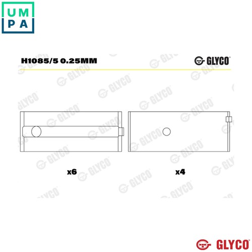 Crankshaft bearings for - for, rover