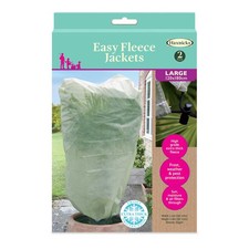 Haxnicks High Quality Easy Fleece Jacket Large Plant Protection Cloche  2 Pack