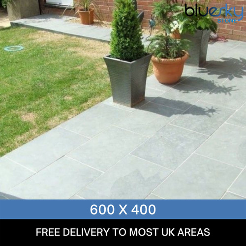 Grey slate paving - grey,
