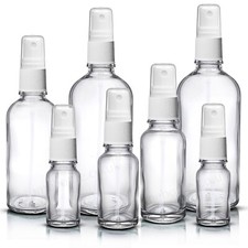 Clear Glass Spray Bottle with