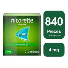 Nicorette Freshmint 4mg Gum 4