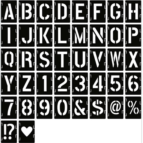 5inch letter stencils - 2/3/4/5inch,