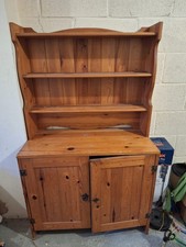Stunning Solid Wood French Dresser With Cupboard And Shelves