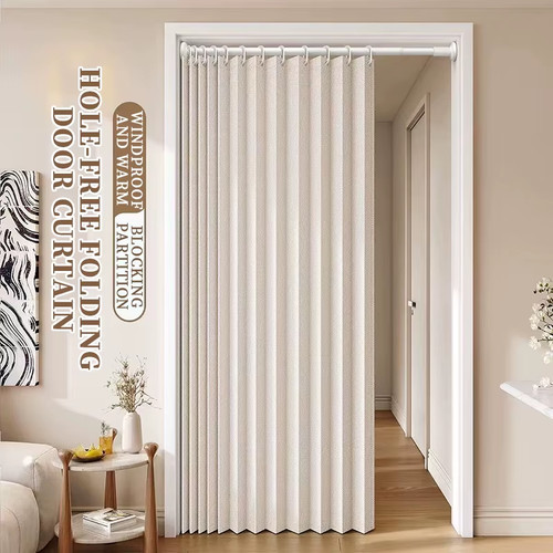 Pvc folding door oak effect - oak,