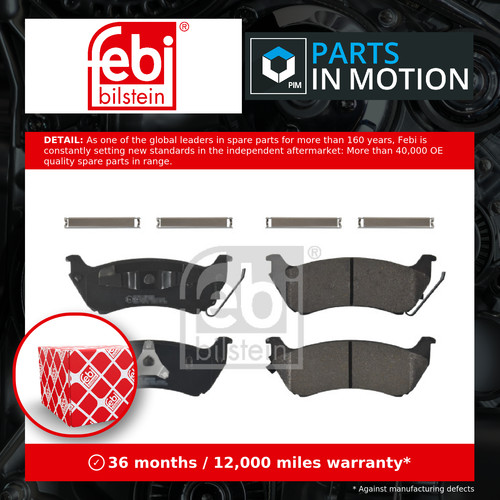 Brake pads set fits mercedes - pads,