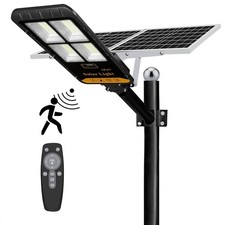 weriser hjg-400W Solar Street Lights Outdoor with Motion Sensor, Dusk to Dawn