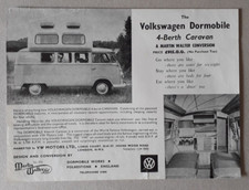 Volkswagen Transporter Dormobile Camper Van Brochure c.1958 - T1 Martin Walter