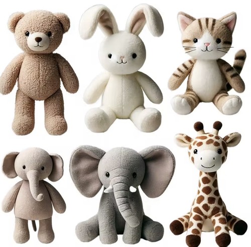 Giraffe soft plush teddy toy - plush,