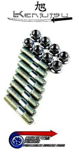 Plated exhaust manifold stud - manifold, &