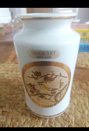 Chokin art 24kt gold - chokin,