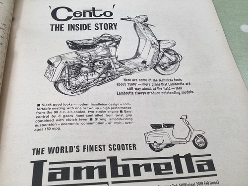 Lambretta cento scooter - lambretta, 1964