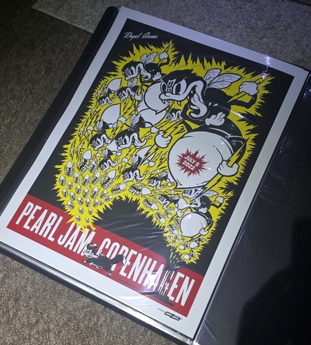 Pearl jam poster copenhagen - poster,