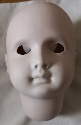 Reproduction bisque doll head - reproduction,