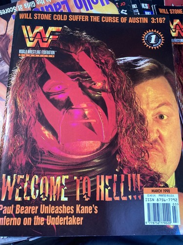 Wwf wwe magazine march - wwf, 1998