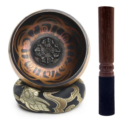 Tibetan singing bowl set - tibetan,