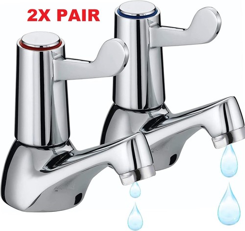 Pair basin sink - 2x, pillar