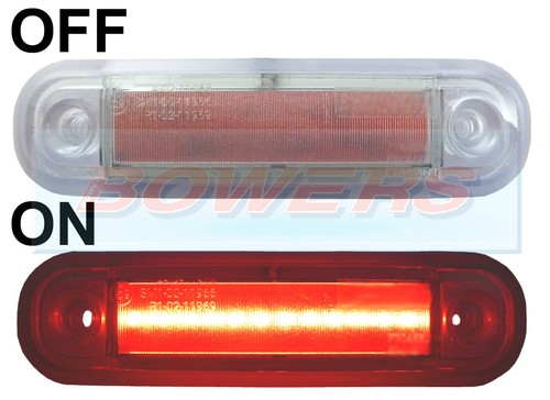 12v 24v surface - mount, red