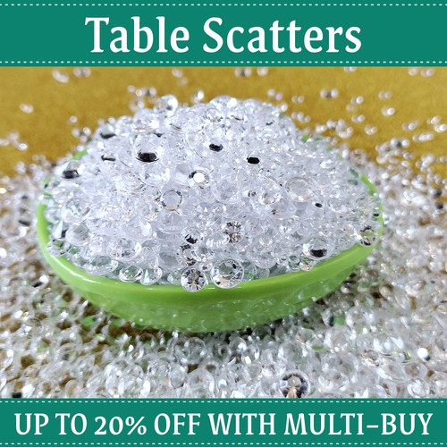 Clear scatter crystals - clear,