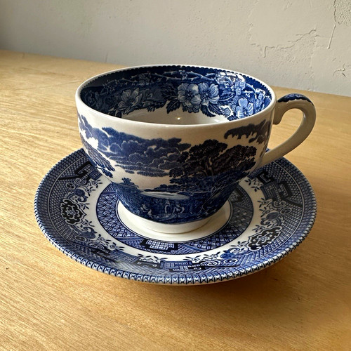 Blue white ceramic tea - tea, &
