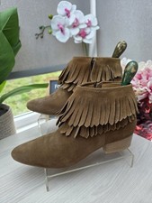 Faith Tan Brown Suede Leather