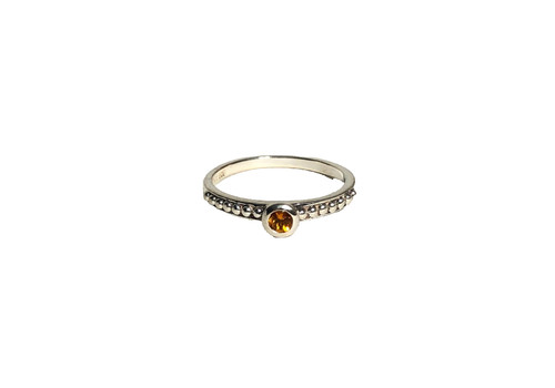 Citrine stacking petite - citrine,