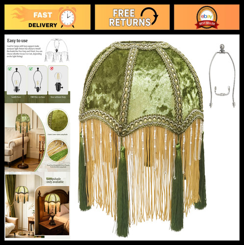 Victorian style green - victorian, 9.8"