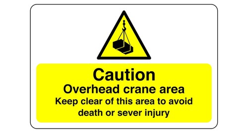 Overhead crane area - overhead, keep