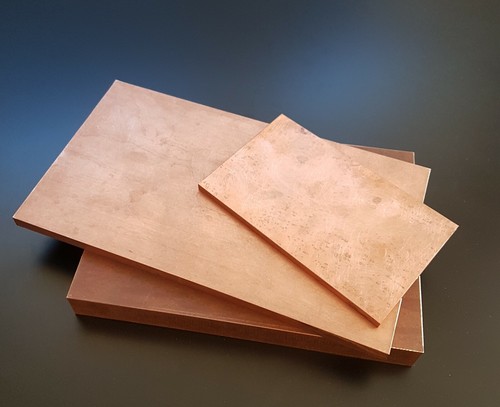 Copper sheet plate - 99,9%,