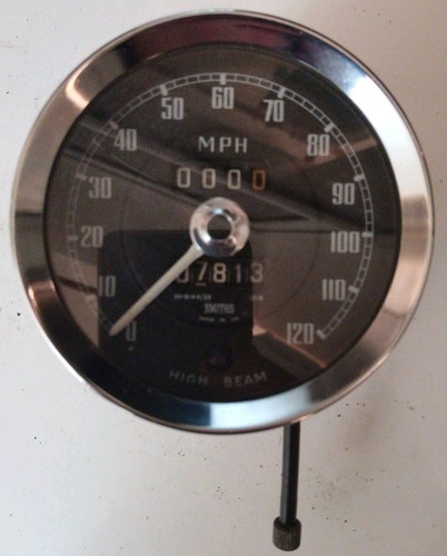 Mgb vintage smiths 120mph - vintage,