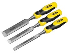 Stanley STHT5-16359 DYNAGRIP™ Bevel Edge Chisel with Strike Cap Set, 3 Piece