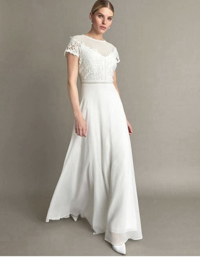 Monsoon ivory lace line - ivory, a-line