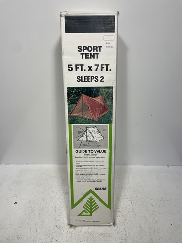 Vintage sears pup tent new - vintage, "pup"