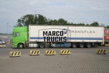 Truck photo Scania R-Series Box semitrailer Germany green TF TRANSFLEX #b3cb